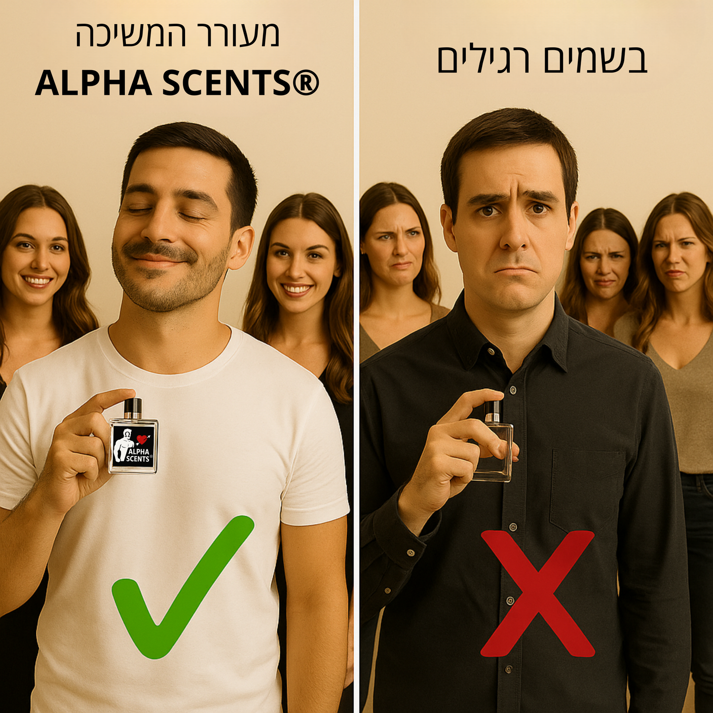 ®ALPHA SCENTS מעורר המשיכה